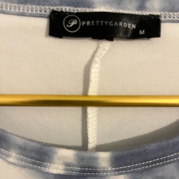 PrettyGarden tie dye tank dress blue size Med lined interior - Picture 4 of 5